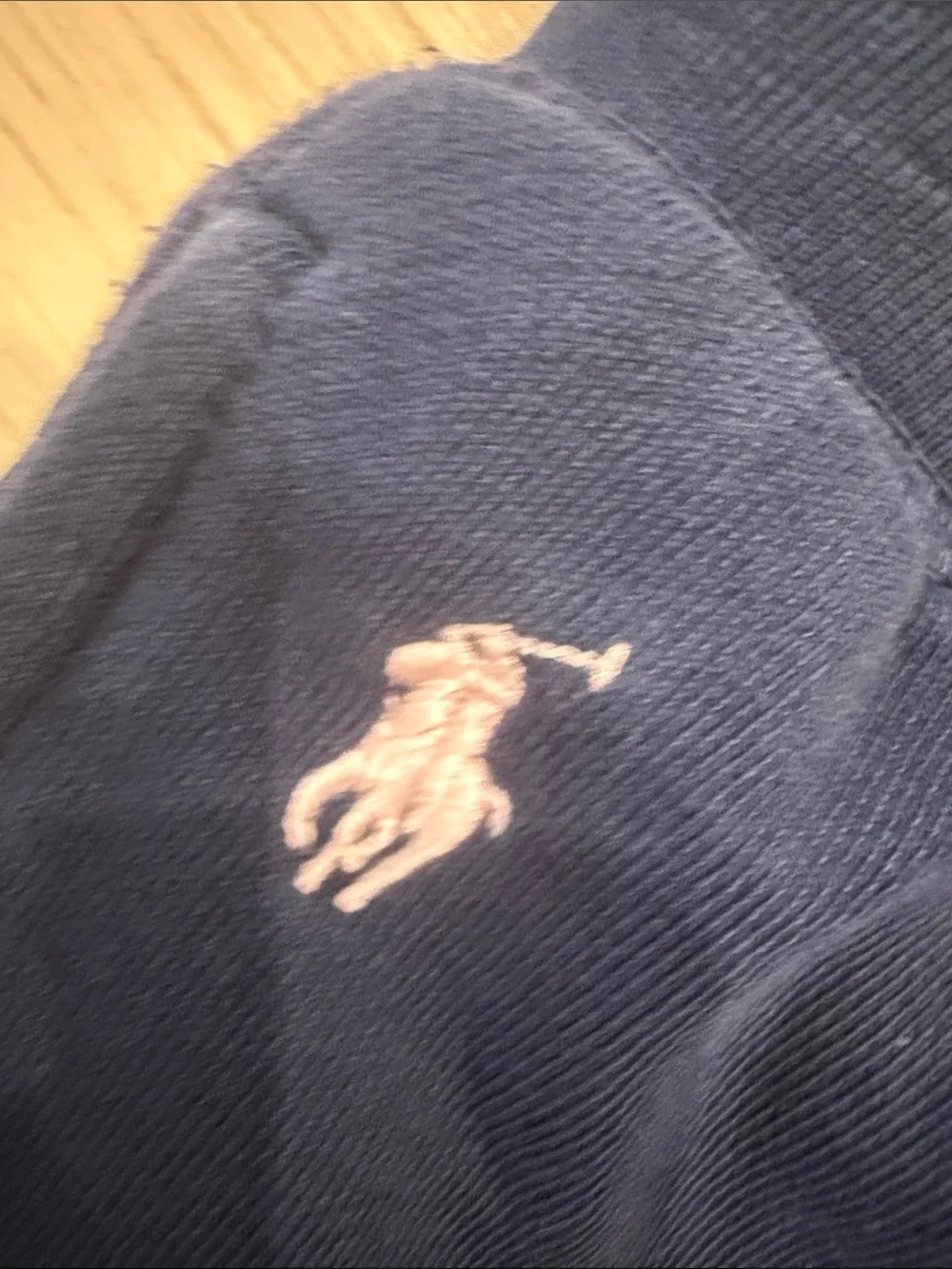 Ralph Lauren XL Navy Girls' Slim Joggers with Polo Logo
